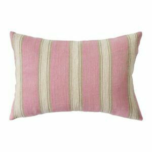 Afbeelding van een HKliving Woven Striped Sierkussen 40 x 60 cm - Blush