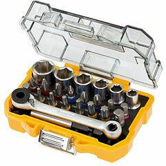 Afbeelding van een DEWALT 24-delige bit en doppenset DT71516