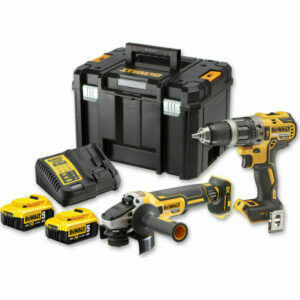 Afbeelding van een DEWALT Draadloze klopboormachine + haakse slijper set DCK2080P2T