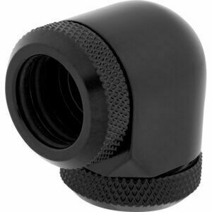 Afbeelding van een Corsair Hydro X Series XF Hardline 90° 14 mm OD verbinding