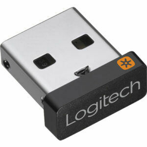 Afbeelding van een Logitech Unifying USB-ontvanger