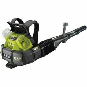 Afbeelding van een Ryobi 36V Snoerloze Backpack Bladblazer MAX POWER
