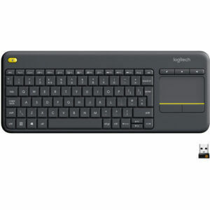 Afbeelding van een Logitech Wireless Touch Keyboard K400 Plus toetsenbord