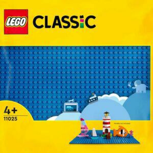 Afbeelding van een LEGO Classic - Blauwe bouwplaat Constructiespeelgoed