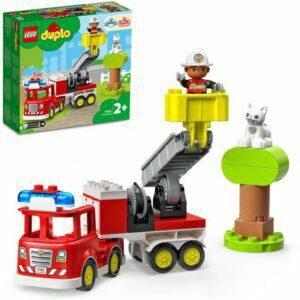 Afbeelding van een LEGO DUPLO - Brandweerwagen Constructiespeelgoed