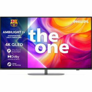 Afbeelding van een Philips 43PUS9050 4k QLED Ambilight TV - The One (2025)