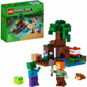 Afbeelding van een LEGO Minecraft - Het Moerasavontuur Constructiespeelgoed