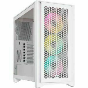 Afbeelding van een Corsair 4000D RGB AIRFLOW True White