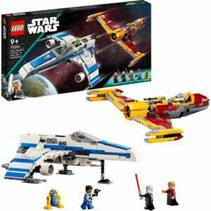 Afbeelding van een LEGO Star Wars - New Republic E-wing vs. Shin Hati's Starfighter Constructiespeelgoed