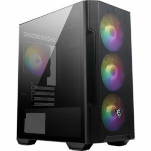 Afbeelding van een MSI MAG FORGE M100R midi tower behuizing