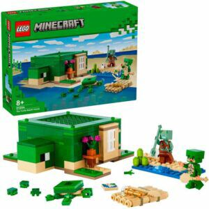 Afbeelding van een LEGO Minecraft - Het schildpadstrandhuis Constructiespeelgoed