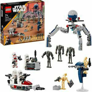Afbeelding van een LEGO Star Wars - Clone Trooper & Battle Droid Battle Pack Constructiespeelgoed