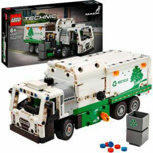 Afbeelding van een LEGO Technic - Mack LR Electric vuilniswagen Constructiespeelgoed
