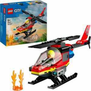 Afbeelding van een LEGO City - Brandweerhelikopter Constructiespeelgoed