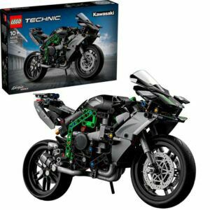 Afbeelding van een LEGO Technic - Kawasaki Ninja H2R motor Constructiespeelgoed