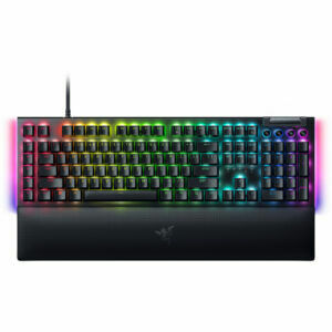 Afbeelding van een Razer BlackWidow V4 gaming toetsenbord