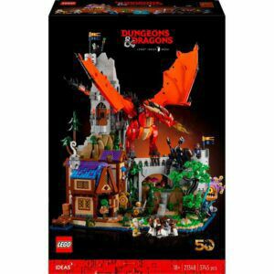 Afbeelding van een LEGO Ideas - Dungeons & Dragons: het verhaal van de rode draak Constructiespeelgoed