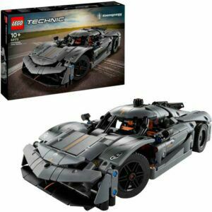 Afbeelding van een LEGO Technic - Koenigsegg Jesko Absolut grijze hypercar Constructiespeelgoed
