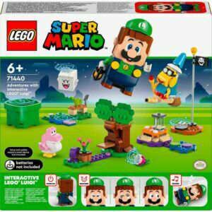 Afbeelding van een LEGO Super Mario - Avonturen met interactieve Luigi Constructiespeelgoed