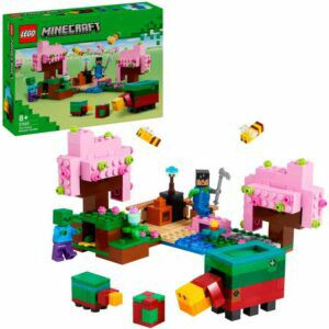 Afbeelding van een LEGO Minecraft - De kersenbloesemtuin Constructiespeelgoed