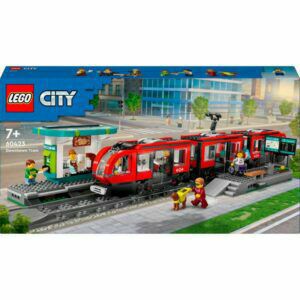 Afbeelding van een LEGO City - Stadstram en station Constructiespeelgoed