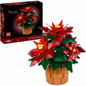 Afbeelding van een LEGO Icons - Kerstster Constructiespeelgoed
