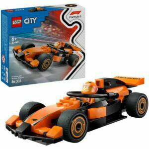 Afbeelding van een LEGO City - F1 coureur met McLaren racewagen Constructiespeelgoed