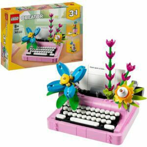 Afbeelding van een LEGO Creator 3-in-1 - Typemachine met bloemen Constructiespeelgoed