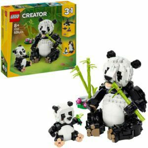 Afbeelding van een LEGO Creator 3-in-1 - Wilde dieren: pandafamilie Constructiespeelgoed