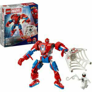Afbeelding van een LEGO Marvel Super Heroes - Spider-Man mecha vs. Anti-Venom Constructiespeelgoed