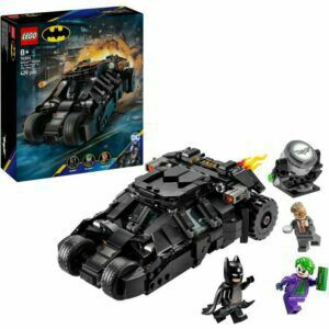 Afbeelding van een LEGO DC Super Heroes - Batman Tumbler vs. Two-Face en The Joker Constructiespeelgoed