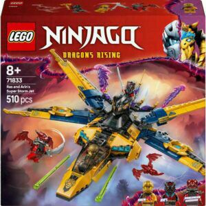 Afbeelding van een LEGO Ninjago - Ras en Arins superstormvliegtuig Constructiespeelgoed