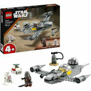 Afbeelding van een LEGO Star Wars - Mando en Grogu's N-1 Starfighter Constructiespeelgoed