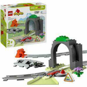 Afbeelding van een LEGO DUPLO - Treintunnel en rails uitbreidingsset Constructiespeelgoed