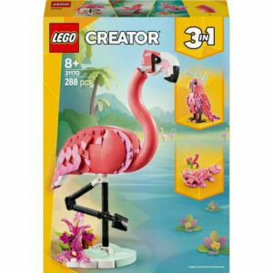Afbeelding van een LEGO Creator 3-in-1 - Wilde dieren: roze flamingo Constructiespeelgoed