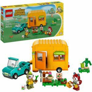 Afbeelding van een LEGO Animal Crossing - Leifs caravan en tuinwinkel Constructiespeelgoed