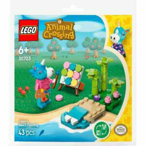 Afbeelding van een LEGO Animal Crossing - Strandschilderen met Julian Constructiespeelgoed