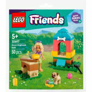 Afbeelding van een LEGO Friends - Nova's zelfgebouwde hondenhok Constructiespeelgoed