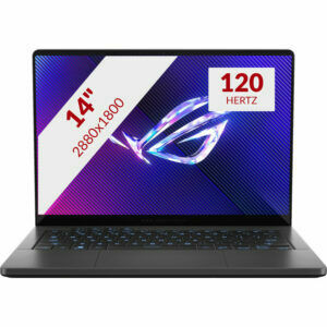 Afbeelding van een ASUS ROG Zephyrus G14 GA403WW-QS075W 14'' Copilotplus gaming laptop