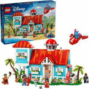 Afbeelding van een LEGO Disney - Lilo en Stitch strandhuis Constructiespeelgoed