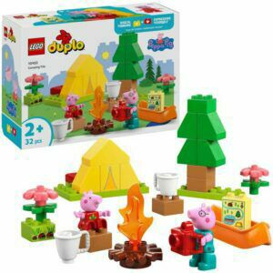 Afbeelding van een LEGO DUPLO - Peppa Big Kampeertrip Constructiespeelgoed