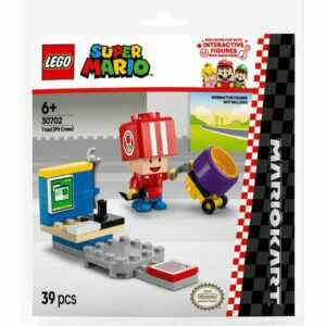 Afbeelding van een LEGO Super Mario - Mario Kart - Toad (pitstop) Constructiespeelgoed