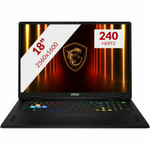 Afbeelding van een MSI Vector 18 HX AI A2XWJG-636NL 18'' gaming laptop