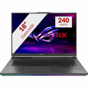 Afbeelding van een ASUS ROG Strix G18 G814PP-S9018W 18'' Copilotplus gaming laptop