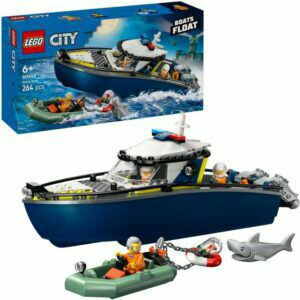 Afbeelding van een LEGO City - Achtervolging met politieboot Constructiespeelgoed