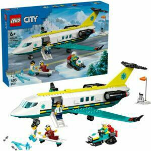 Afbeelding van een LEGO City - Ambulancevliegtuig Constructiespeelgoed