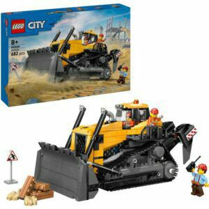 Afbeelding van een LEGO City - Gele bulldozer Constructiespeelgoed