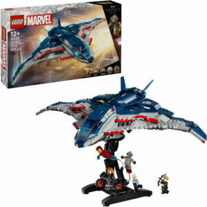 Afbeelding van een LEGO Marvel - Avengers: Age of Ultron Quinjet Constructiespeelgoed