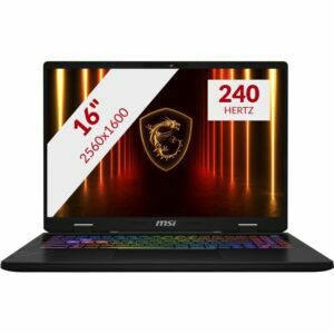 Afbeelding van een MSI Crosshair A16 HX D8WFKG-001NL 16'' gaming laptop
