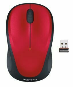 Afbeelding van een Logitech M235 Muis Rood